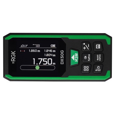 Лазерный дальномер RGK DX50G с поверкой