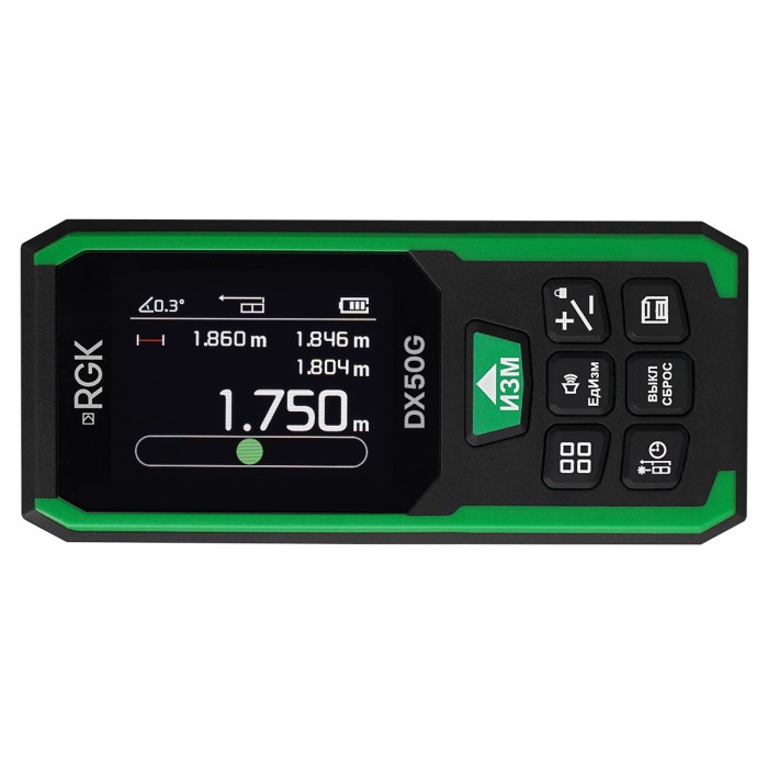 Лазерный дальномер RGK DX50G с поверкой