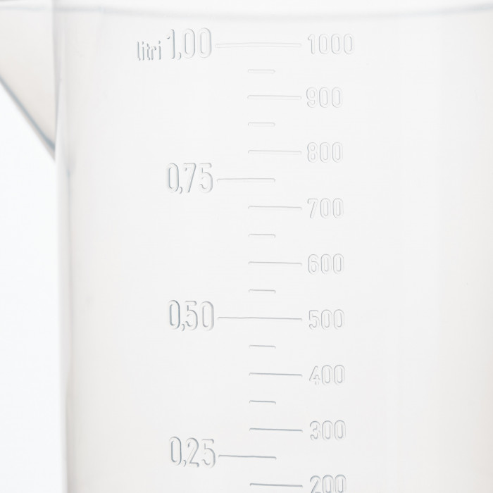 Стакан с ручкой 1000 мл, п/п, LAMAPLAST