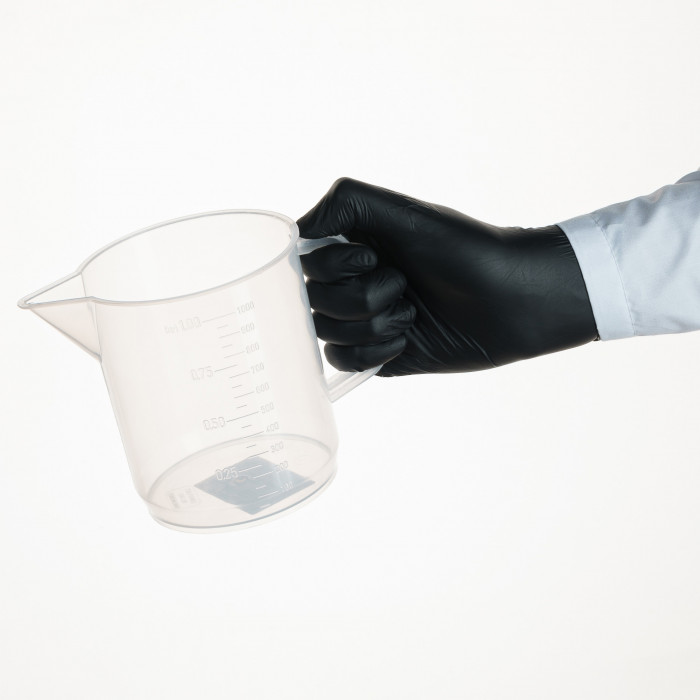 Стакан с ручкой 1000 мл, п/п, LAMAPLAST