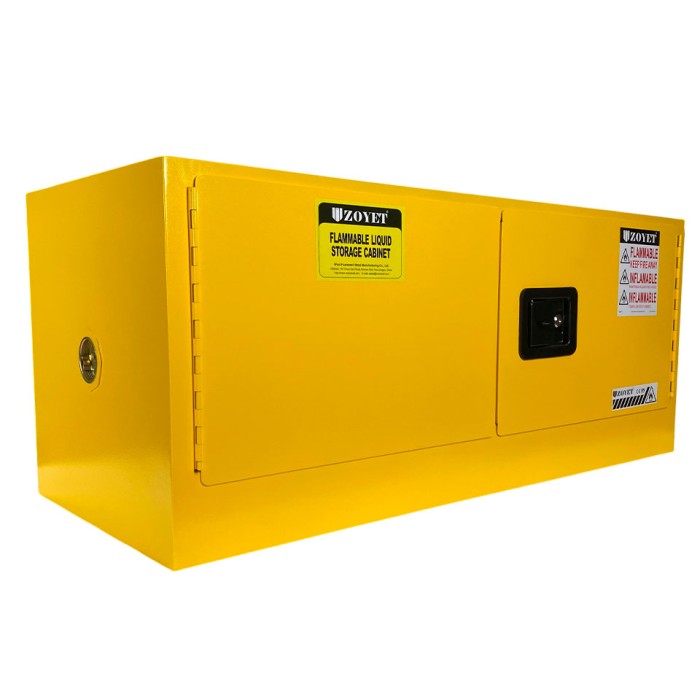 Металлический шкаф для хранения ЛВЖ 57 л (1090×460×460 мм)