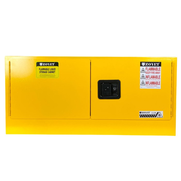 Металлический шкаф для хранения ЛВЖ 57 л (1090×460×460 мм)