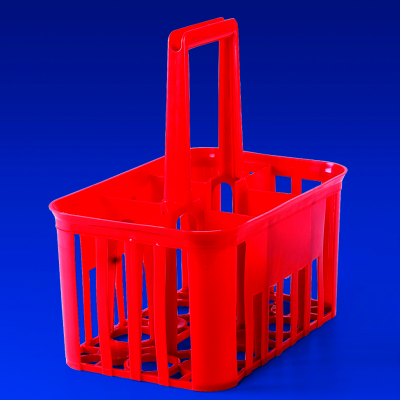 Корзина для транспортировки бутылок, на 6 мест, п/п, Италия