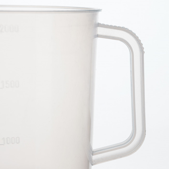 Стакан с ручкой 2000 мл, п/п, LAMAPLAST