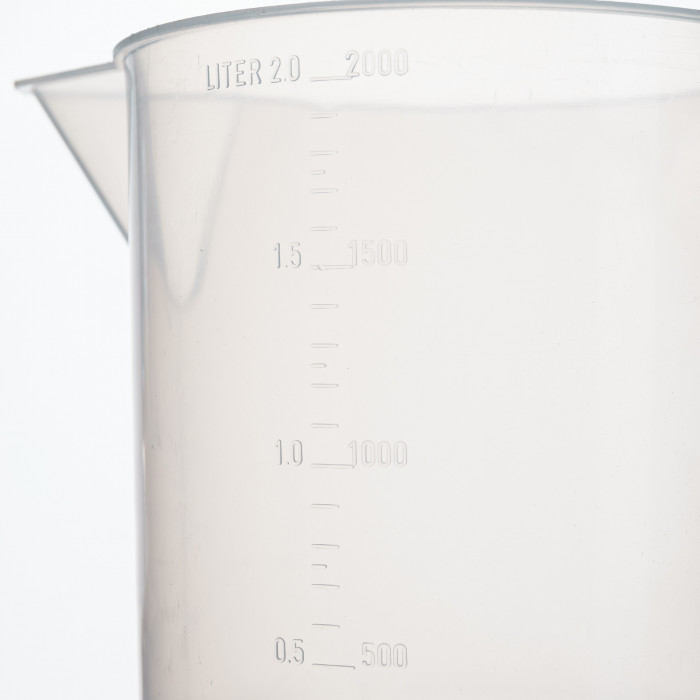 Стакан с ручкой 2000 мл, п/п, LAMAPLAST