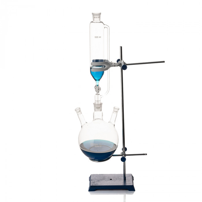 Колба трехгорлая 2000 мл, КГУ-3-1-2000-29/32-19/26-19/26 ТС