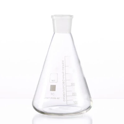 Колба коническая 750 мл (лабораторная тип КН, исполнение 1 - со шлифом, термостойкая) КН-1-750-29/32 ТС (Срок изготовления 60 дней)