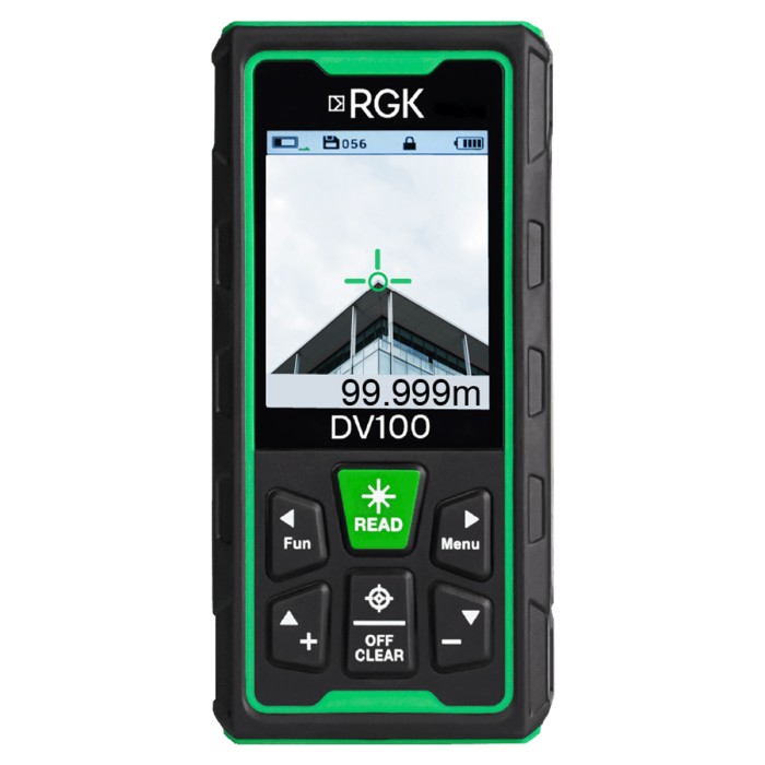 Лазерный дальномер с видоискателем RGK DV100 с поверкой