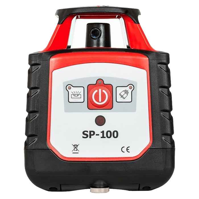 Комплект: ротационный нивелир RGK SP-100 + миллиметровый приёмник излучения RGK LD-88