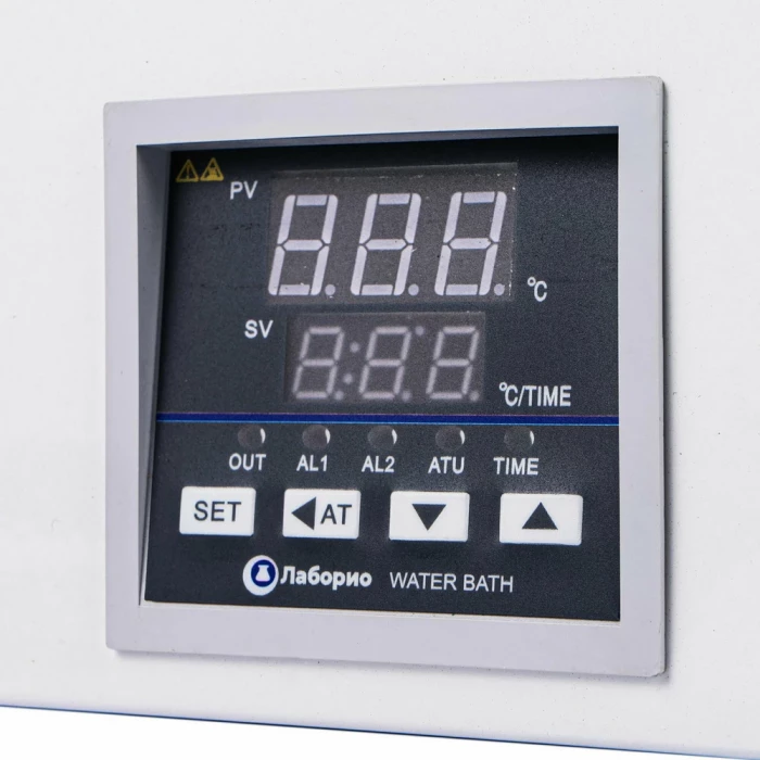 Баня водяная 6-ти местная на 18 л, рабочая камера 450х300х130 мм, мощность 1200 W, нагрев 100°C, Лаборио WB100-6F