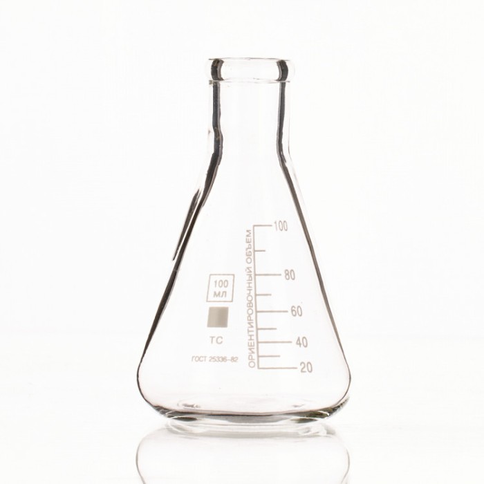 Колба коническая 100 мл, КН-2-100-22 ТС