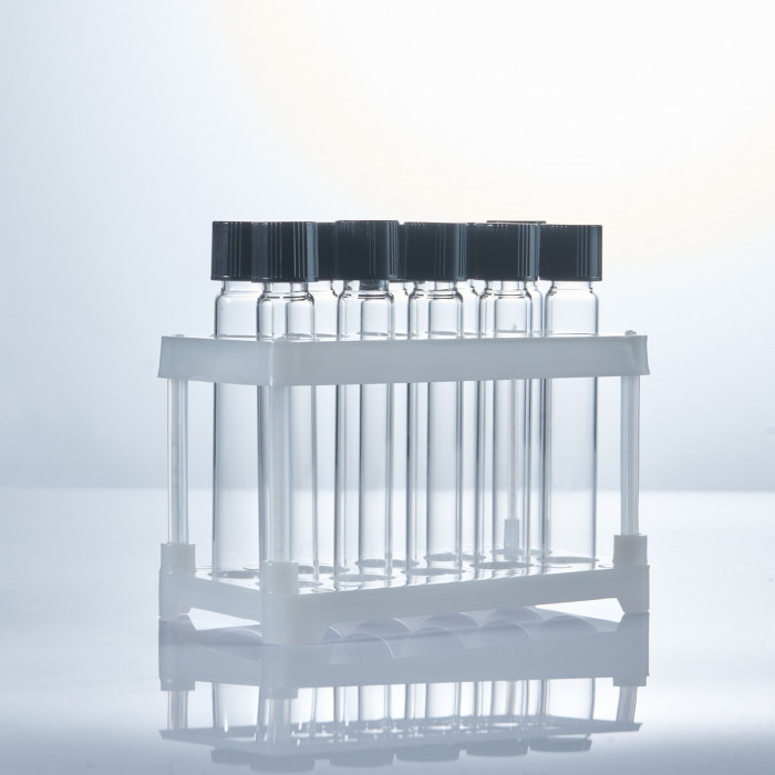 Штатив для пробирок диаметром до 18 мм, 10 гнезд, ШЛПП-10, п/э