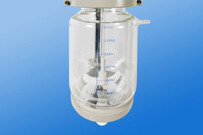 Стеклянный реактор на 3 л​ SF-3L, с рубашкой, стекло Boro 3.3