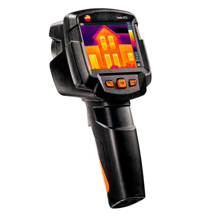 Комплект тепловизора Testo 872 и смарт-зонда термогигрометра Testo 605i