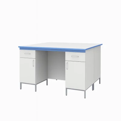 Островной стол с дверцами и выдвижными ящиками СТ.СОДЯ.180.150.90 HPL16