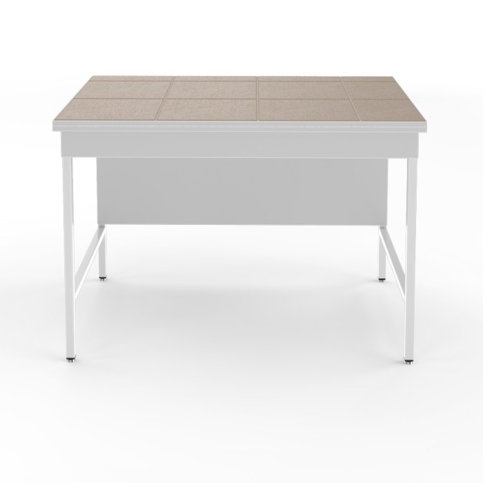 Лабораторный стол со столешницей из керамогранитной плитки НВ-1200 ЛКн