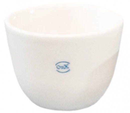 Тигель фарфоровый низкий №4, 25 мл (45 мм х 35 мм), ГОСТ 9147-80