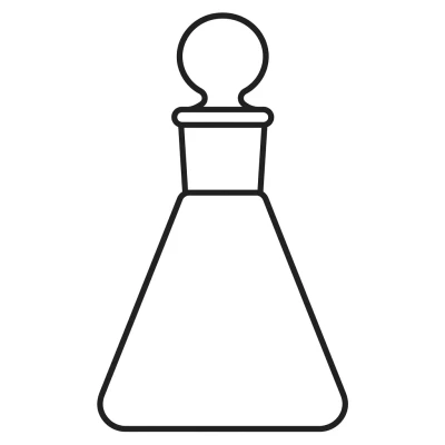Колба коническая 1000 мл, КН-1-1000 ТС (Эрленмейера с притертой стеклянной пробкой)