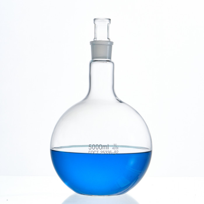Колба плоскодонная 5000 мл, П-1-5000-40/38 ТС