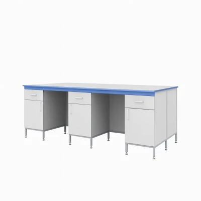 Островной стол с дверцами и выдвижными ящиками СТ.СОДЯ.300.150.90 HPL0.9