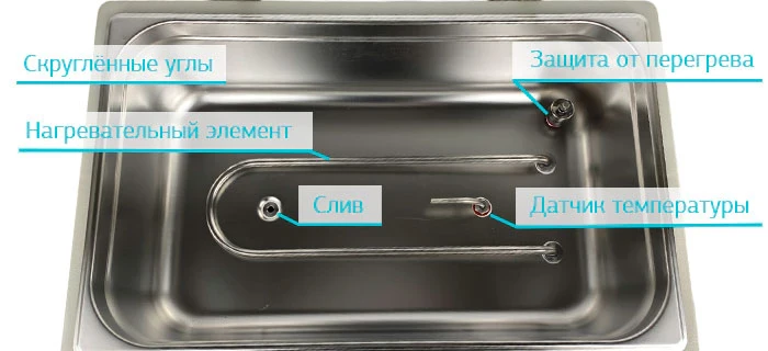 Водяная баня Stegler WB-6 Pro (23 л, Tкомн.+5...100 °С, 6 мест)