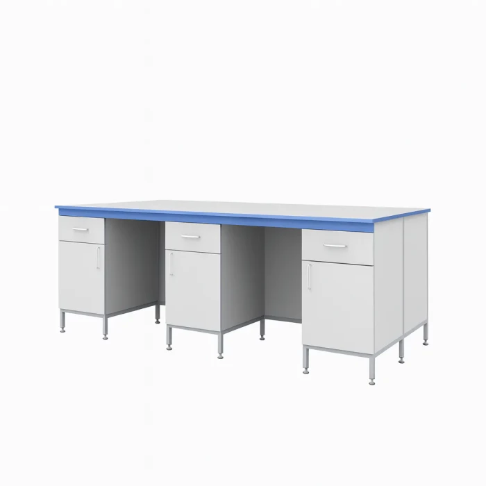 Островной стол с дверцами и выдвижными ящиками СТ.СОДЯ.300.150.90 HPL16