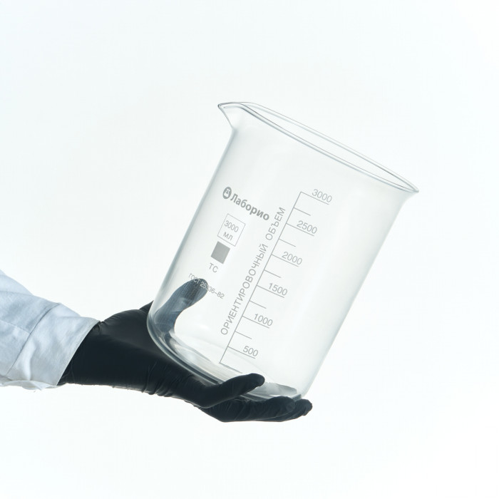 Стакан лабораторный низкий 3000 мл, Н-1-3000 ТС
