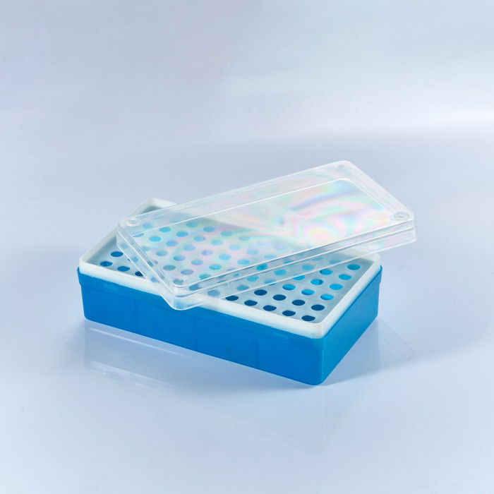 Штатив-бокс для микропробирок Эппендорфа 0,5 мл, 72 гнезда, п/п, Greetmed
