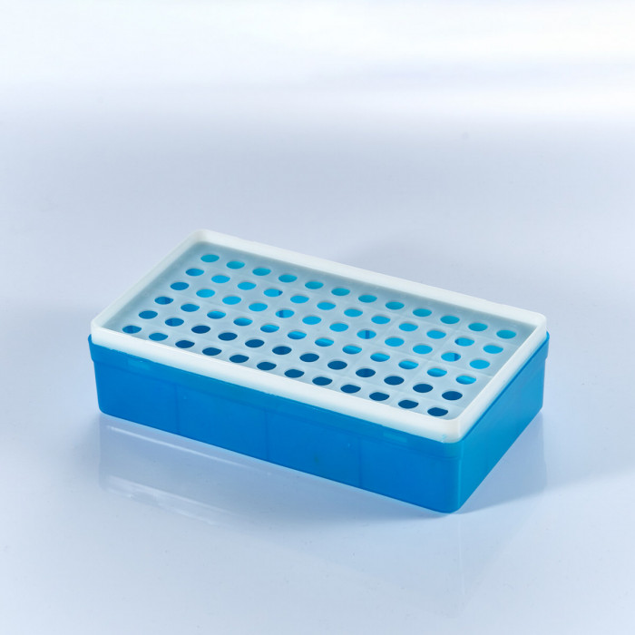 Штатив-бокс для микропробирок Эппендорфа 0,5 мл, 72 гнезда, п/п, Greetmed