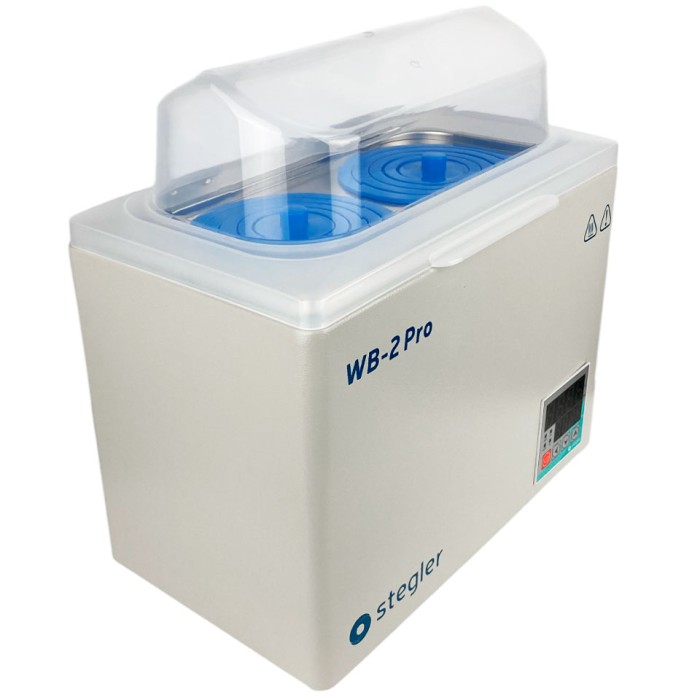 Водяная баня Stegler WB-2 Pro (7 л, Tкомн.+5...100 °С, 2 места)