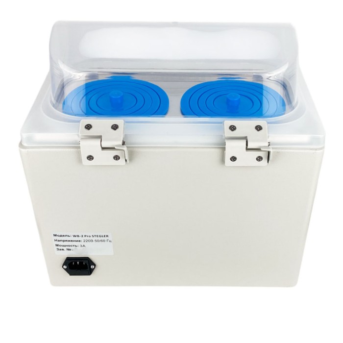 Водяная баня Stegler WB-2 Pro (7 л, Tкомн.+5...100 °С, 2 места)
