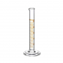 Цилиндр лабораторный (мерный: исполнение 1 - на стеклянном основании) 1-10-2