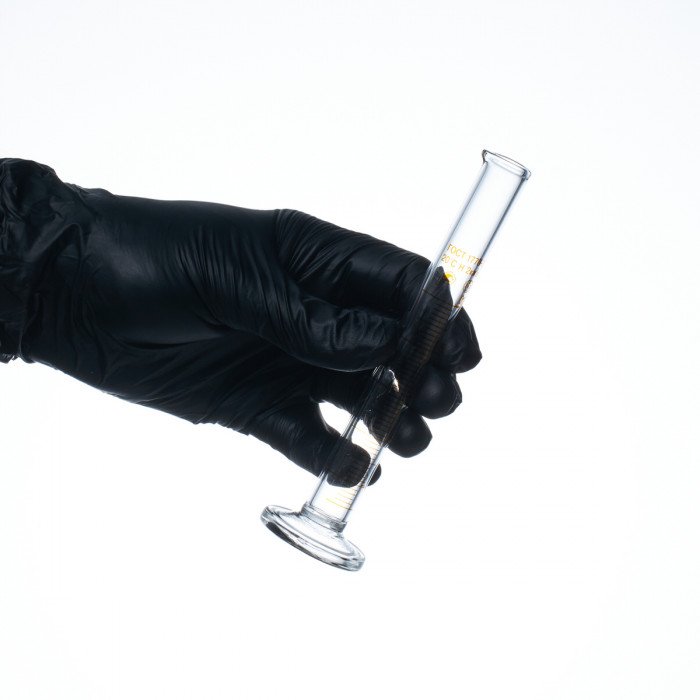 Цилиндр 10 мл (мерный: исполнение 1 - на стеклянном основании), 1-10-2