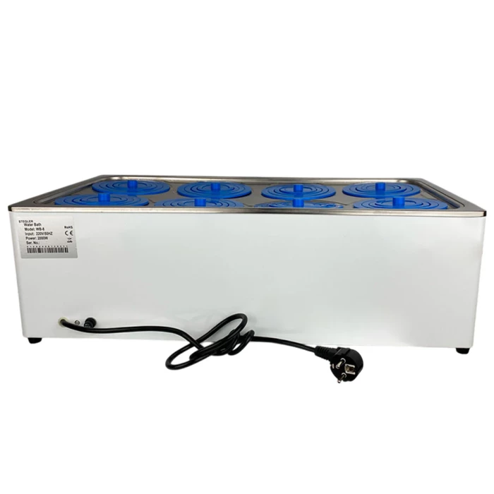 Водяная баня Stegler WB-8 (26 л, Tкомн. +5...100 °С, 8 мест)