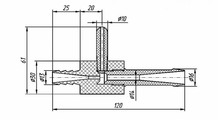 Насос водоструйный фторопласт