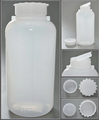 Бутылка градуированная 1000 мл, с широким горлом, с крышкой, П/эт, Кartell