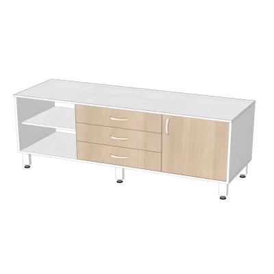 Офисная тумба МО-Т1 размеры 1500х500х616 мм