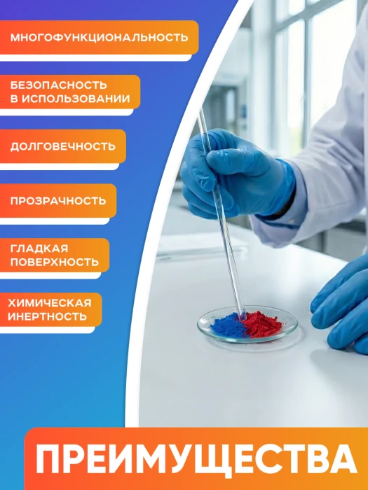 Стекло для микропрепаратов часовое 70 мм, уп. 10 шт