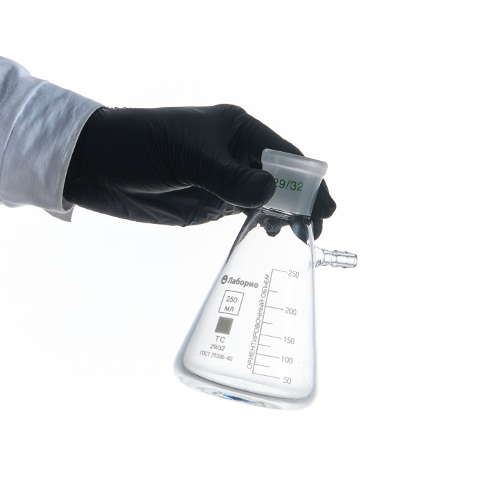 Колба Бунзена 250 мл (с тубусом) 2-250-29/32, со шлифом 29/32