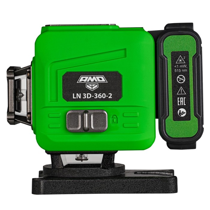 Лазерный уровень AMO LN 3D-360-2 с калибровкой с зеленым лучом