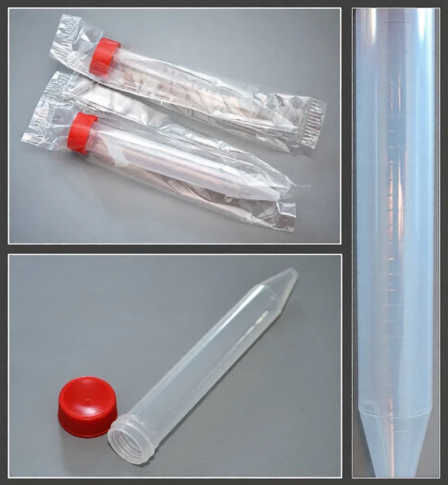 Пробирка коническая 15 мл, 17х120 мм, стерильная, с навинчивающейся крышкой, с делениями, п/п, Aptaca (уп. 150 шт)