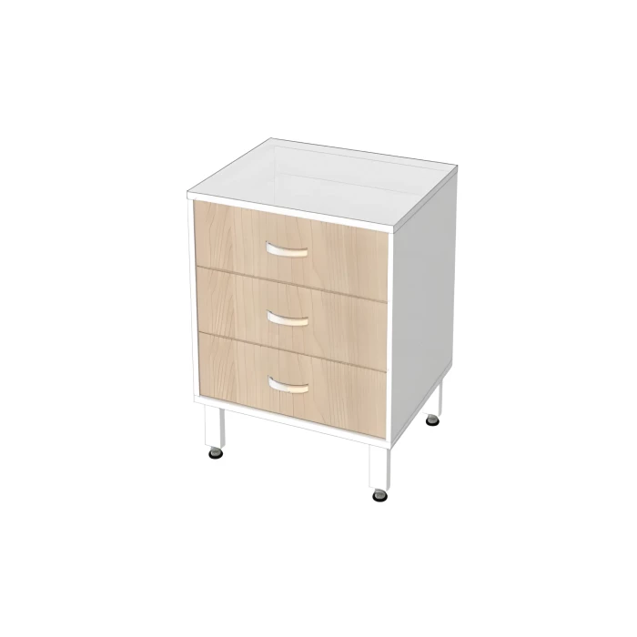 Офисная тумба МО-Т2 размеры 600х500х616 мм