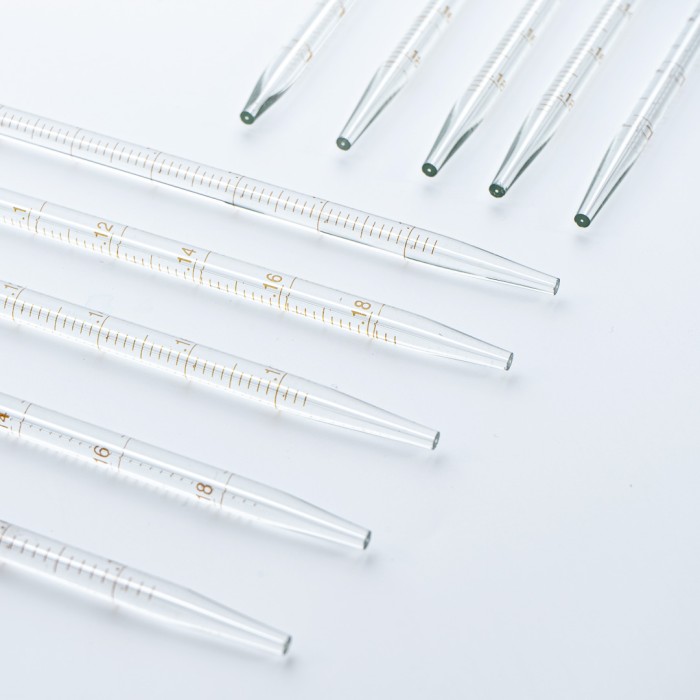 Пипетка градуированная (тип 3 - от верхней нулевой отметки до сливного кончика) 3-1-2-0,2