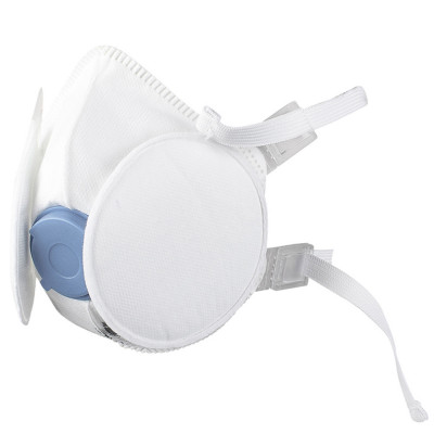 JM6622 Полумаска фильтрующая для защиты от аэрозолей, чашеобразная, с двумя дополнительными фильтрами, класс защиты FFP2 R D, в пакете 5 шт