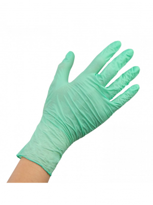Перчатки медицинские одноразовые &quot;Benovy&quot; нестерильные неопудренные размер M, 50 пар, (зеленые)