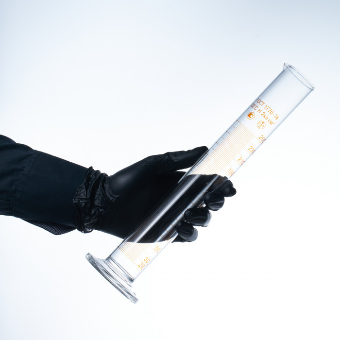 Цилиндр 250 мл (мерный: исполнение 1 - на стеклянном основании), 1-250-2