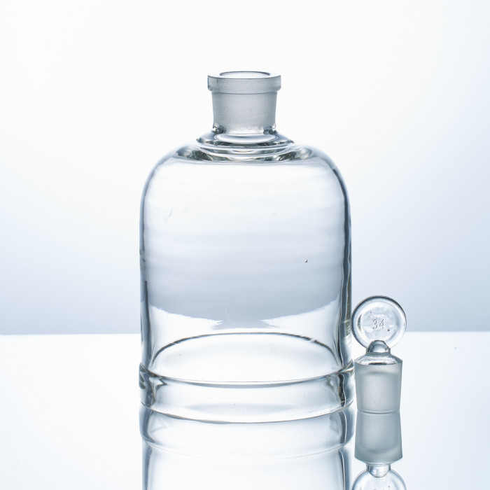 Колпак лабораторный 120×180 мм, стеклянный с пробкой