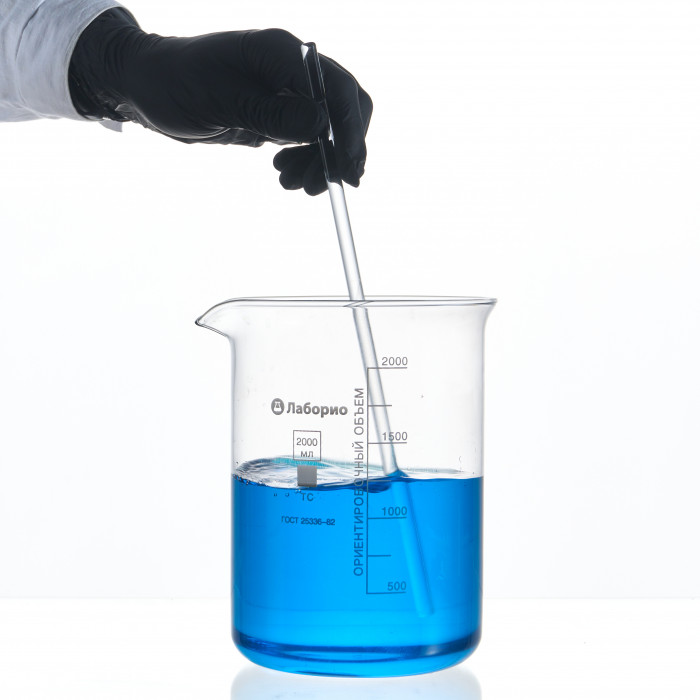 Палочка для перемешивания стеклянная 6-8*300 мм.