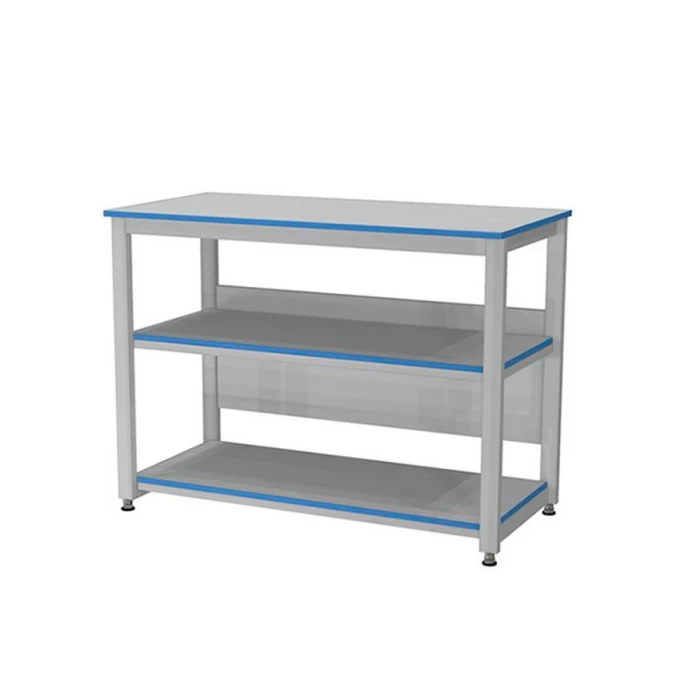 Стол лабораторный с открытыми полками ПР.ЛСВ.2П.120.60.90 HPL0.9
