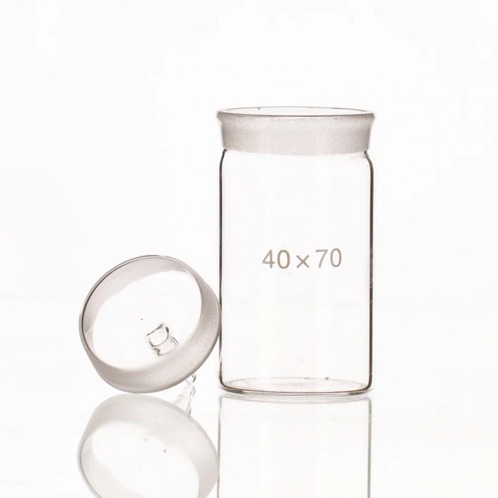 Стаканчик (бюкс) для взвешивания высокий 63 мл, СВ 40 х 70 мм, шлиф 34/10